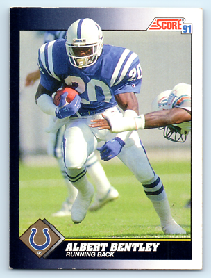 1991 Albert Bentley Score Football Card #488 Indianapolis Colts | eBay