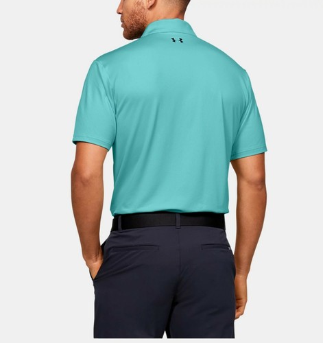UNDER ARMOUR UA PERFORMANCE MENS GOLF POLO SHIRT SMOOTH STRETCH SHIRT - Picture 41 of 44