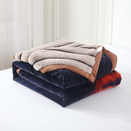 3Ply King Size Bed Blanket Animal Printed Fleece Plush Reversible Blanket Winter - Picture 11 of 11