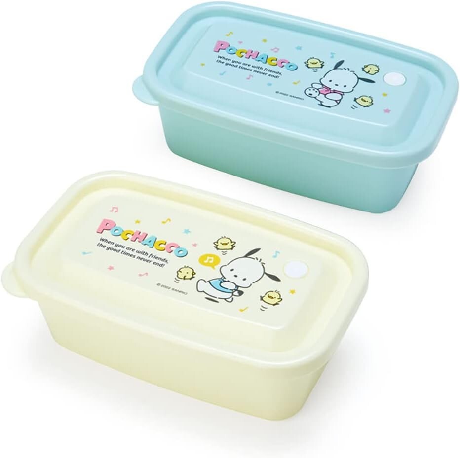 Sanrio Pochacco Food Container (Storage Container) Set of 2