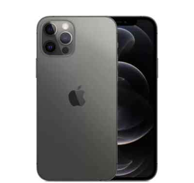 Apple iPhone 12 Pro MAX 128gb Factory Unlocked 1 year ex warranty Graphite color