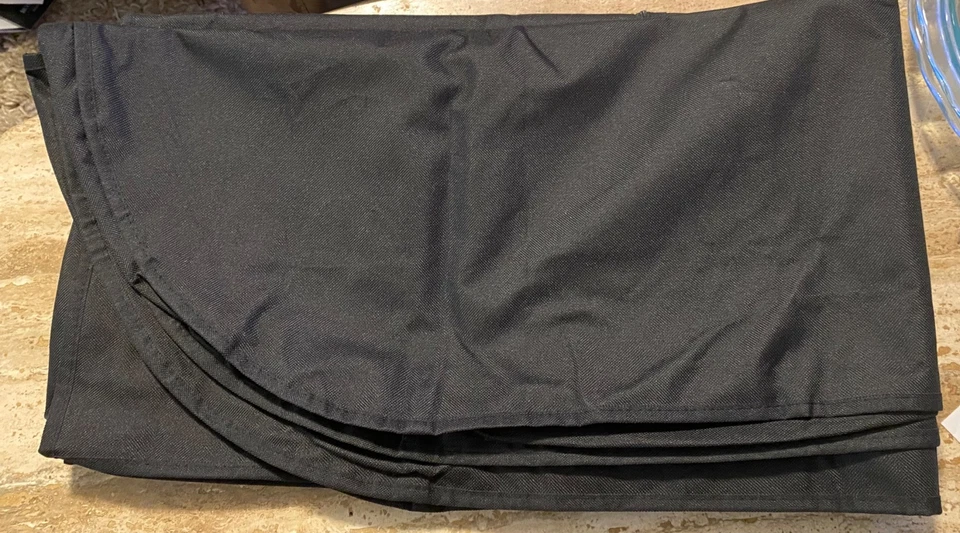 Whitmor Garment Bag Black Foldable Durable Fabric Zippered Closure Travel Storag - Image 2 of 4