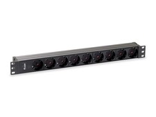 Equip Steckdosenleiste 19" 1HE 9fach Schukon,1,8m Kabel