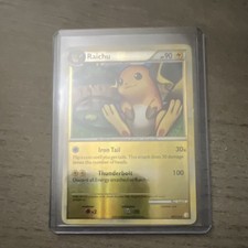 Pokémon HeartGold SoulSilver Holo Rare Card Raichu 10/123 2010 Edition on eBay