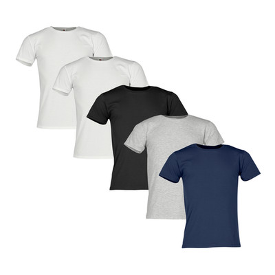 Fruit of the Loom 5er Pack Iconic T-Shirt Herren | S-5XL | T-Shirt Baumwolle