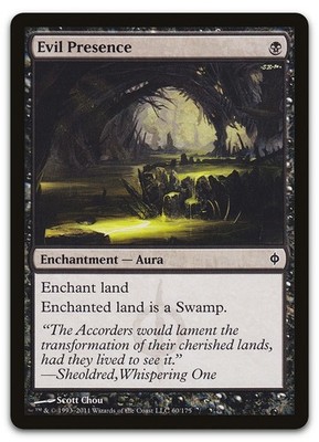 Evil Presence #60 (LP) New Phyrexia NPH Magic MTG