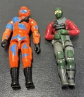 💥Vintage💥 Two Figure Lot, G.I. Joe Figures. (2) Must Have.