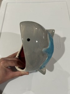 Shark Attack Ceramic Bowl