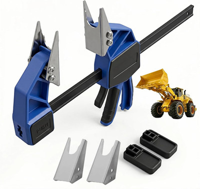 18  Quick Coupler Hand Clamp Includes 4 Pcs Duo-Jaw Sets(2 * 1/2'' & 3/4'' and 2 *