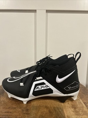 Size 13 Wide-Nike Alpha Menace Pro 3 Mid Football Cleats Black