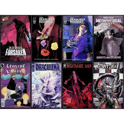 Horror Indie Comic Book #1 Draculina Nightmare Man Deadliest Bouquet 8x Loit