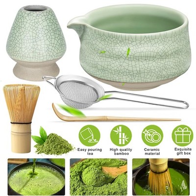 Matcha-Whisk Matcha Set Matcha Zubehör 5tlg Für Die Zubereitung Von Milchkaffee