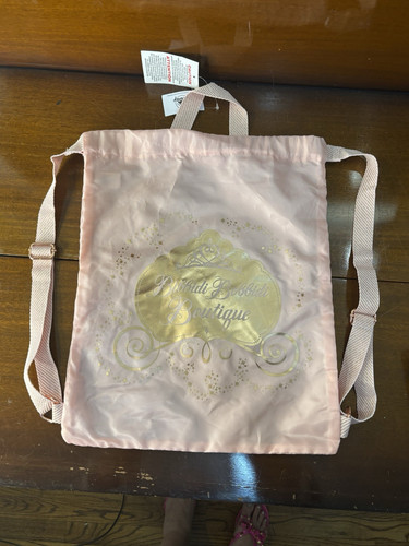 Disney Park Bibbidi Bobbidi Boutique Cinderella Drawstring Backpack Princess 944