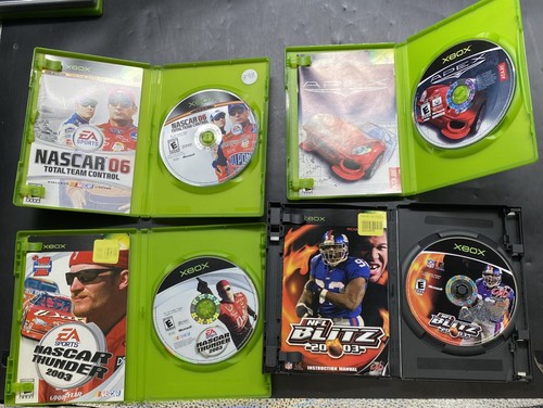 Original Xbox 4 Controllers 22 Games 2 Recievers Untested GTA etc No Power Cord - Picture 13 of 15