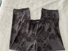 Tommy Bahama Women's 100% silk grey & black pants — photo 2