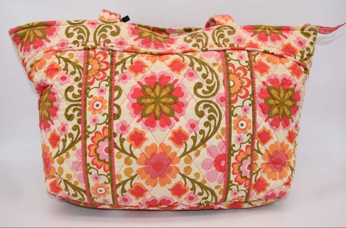 Vera Bradley Large Mandy Tote Bag in "Folkloric" Pattern - Picture 14 of 14