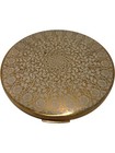 Vogue Compacts Gold Tone Vintage Cosmetic Compact England T2650 W10