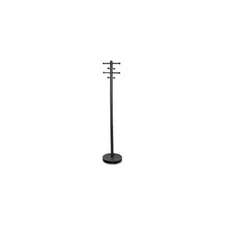 Advantus Wood Coat Tree - 8 Pegwood - Black (AVT40807)