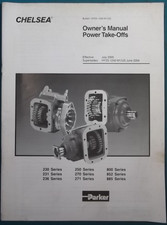 PARKER 230 231 236 250 270 271 800 852 885 SERIES PTO OWNER OPERATION MANUAL