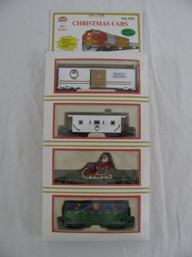 Coches de Navidad modelo Power HO Holiday Express Polo Norte limitados paquete de 4 #9701 EX | Zustand: Used