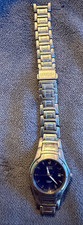 Citizen Eco-Drive Titanium Watch K002141 Blue Dial - FOR PARTS OR REPAIR