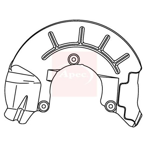 For SKODA ROOMSTER 5J7 2006 to 2015 SPLASH GUARD ASG1143