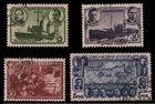 Russia / Soviet Union 1940 - Mi No. 741-744 used / used - Icebreaker G. Sedov