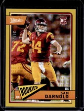 2018 Panini Classics Sam Darnold RC Timeless Tributes Gold Rookie #/99 Trojans