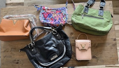 Coach, Vera Bradley & Kenneth Cole Reaction Purse Bundle Lot  5 Bags Included