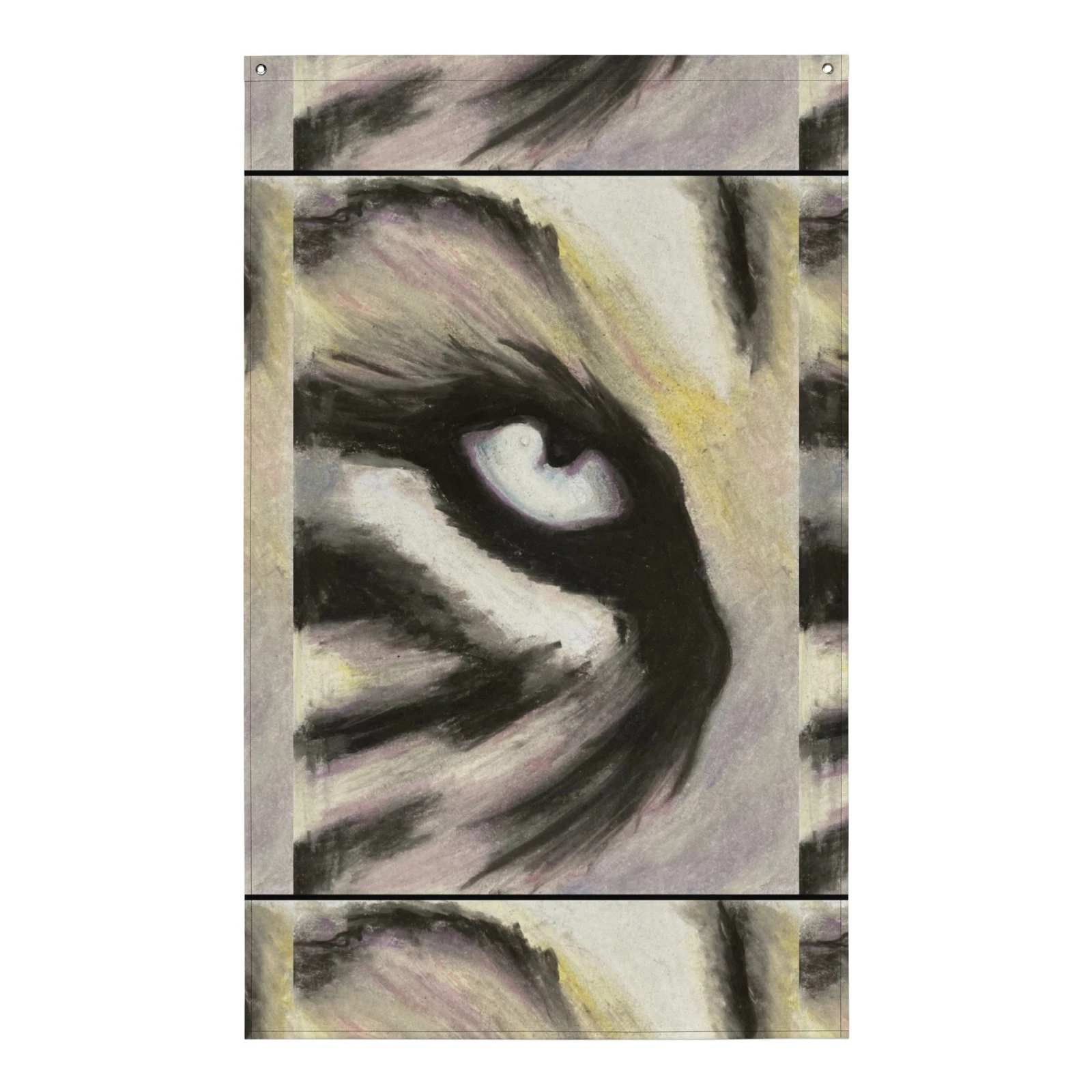 Flag Eye of the Tiger, Wall Art, Living Space, Decoration, Hanging picture image
Opens in a new wind