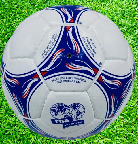 Pallone Calcio Tricolore Mondiali FIFA Francia 1998 Ufficiale Match Pallone Calcio Tricolore Mondiali FIFA Francia 1998 Ufficiale Match