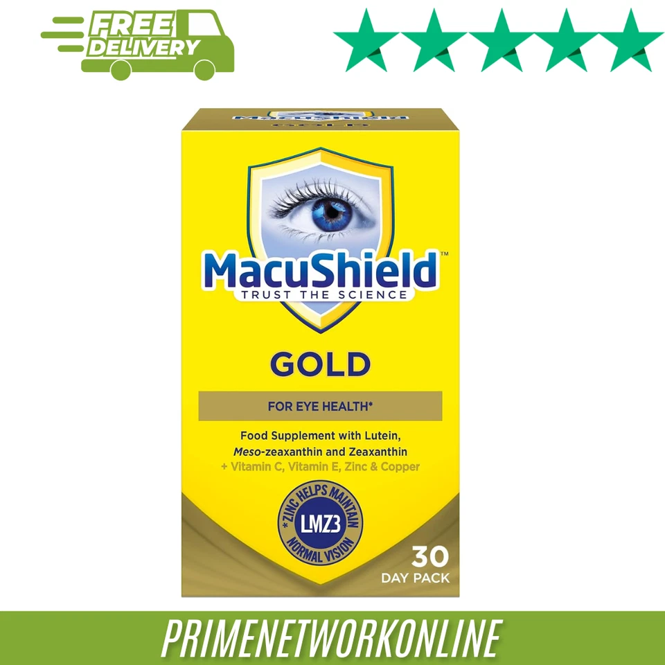 MacuShield GOLD 90 Capsules – 30 Day Pack 100% ORIGINAL ⭐⭐⭐⭐⭐
