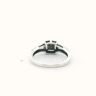 Sterling Silver Single Diamond Ring — photo 4