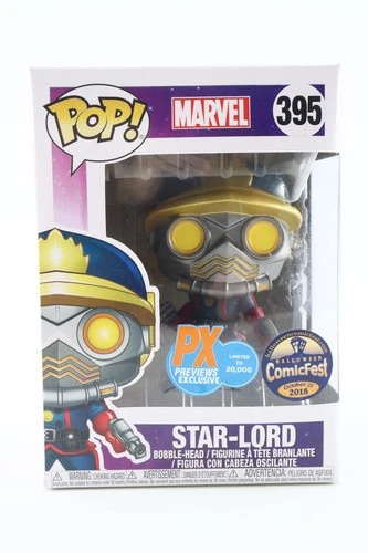 Funko Pop! Vinyl: Marvel Star-Lord 395 Comicfest Ex