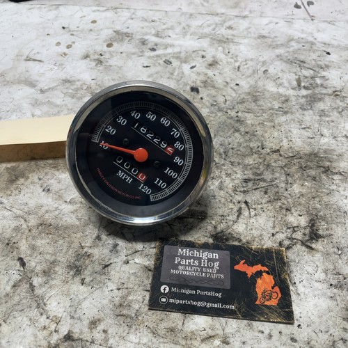 91-93 Harley FX XL OEM Speedometer Odometer 18K Miles 3.5" Nippon