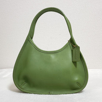 バッグ Vintage Coach Ergo Mini Satchel Green Vintage Coach Ergo Mini Satchel Handbag Green