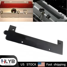 BLACK ALUMINUM COIL PACK SPARK PLUG COVER FOR HONDA DOHC VTEC K20 K24 K SERIES