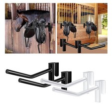 Lot de 2 supports de selle amovibles et portables pour chevaux, pour granges,