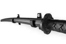 2x Katana Schwerthalter Wandhalter Sword Wall Mount PLA Schwarz