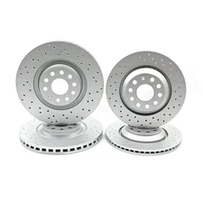 FOR VW ARTEON 2.0 TSI CROSS DRILLED PERFORMANCE FRONT REAR BRAKE DISCS 340m 310m