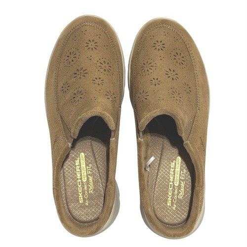 Zuecos sin cordones Skechers para mujer Easy Going Sweet Moves de microgamuza talla 8 - Imagen 6 de 11