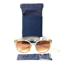 Le Specs Armada 2102398 Clear Quartz Cat Eye Sunglasses w/Case Cleaning Cloth