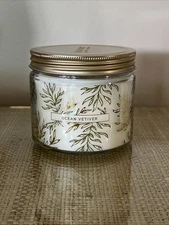 NEW Bellevue Luxury Soy Blend 2 Wick Candle ~ OCEAN VETIVER ~ 12 oz