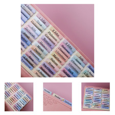 Laminated Bible Tabs for Women Men Reposition Large Print Stickers Easy to Read
