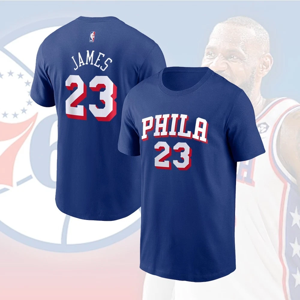 LeBron James #23 Philadelphi Name & Number Player Unisex Gift For Fans