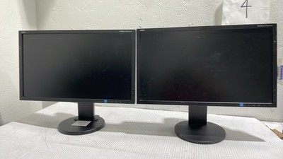 NEC MultiSync EA234WMi-BK 23'' 1080p HDMI DP VGA FHD IPS LED Monitor Lot of 2