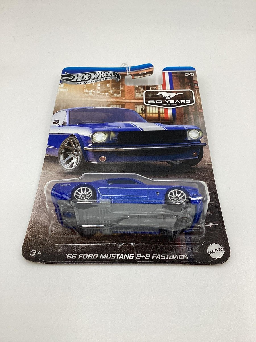 ホットウィール '65MUSTANG 2台セット Hot Wheels Silver Series 60 Years '65 Ford Mustang 2+2