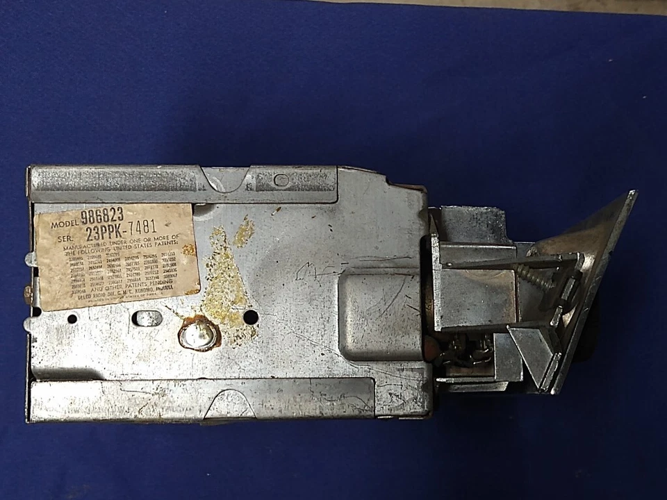 Radio pulsador Camaro Am 1967 1968 con placa frontal Foto 4 de 4