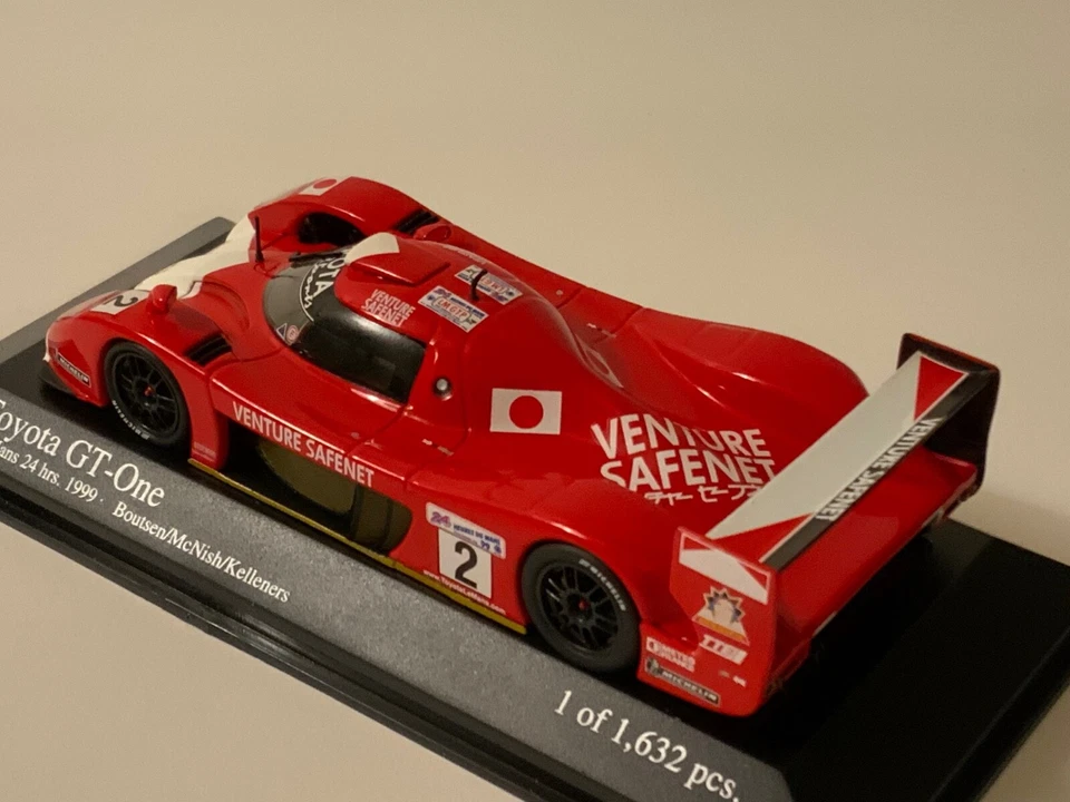 1/43 Minichamps Toyota GT-one TS020 1999 24 Hours Le Mans Car #2 CS030 - Image 3 of 4