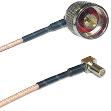 RG316 N MALE ANGLE to MS147 ANGLE MALE RF Cable Rapid-SHIP LOT